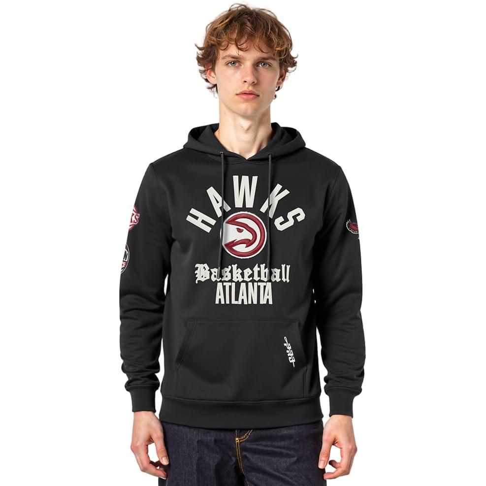image:imagePro Standard NBA mens Mens Nba Modern Originals Brushed Back French Terry Pull Over HoodieBlack