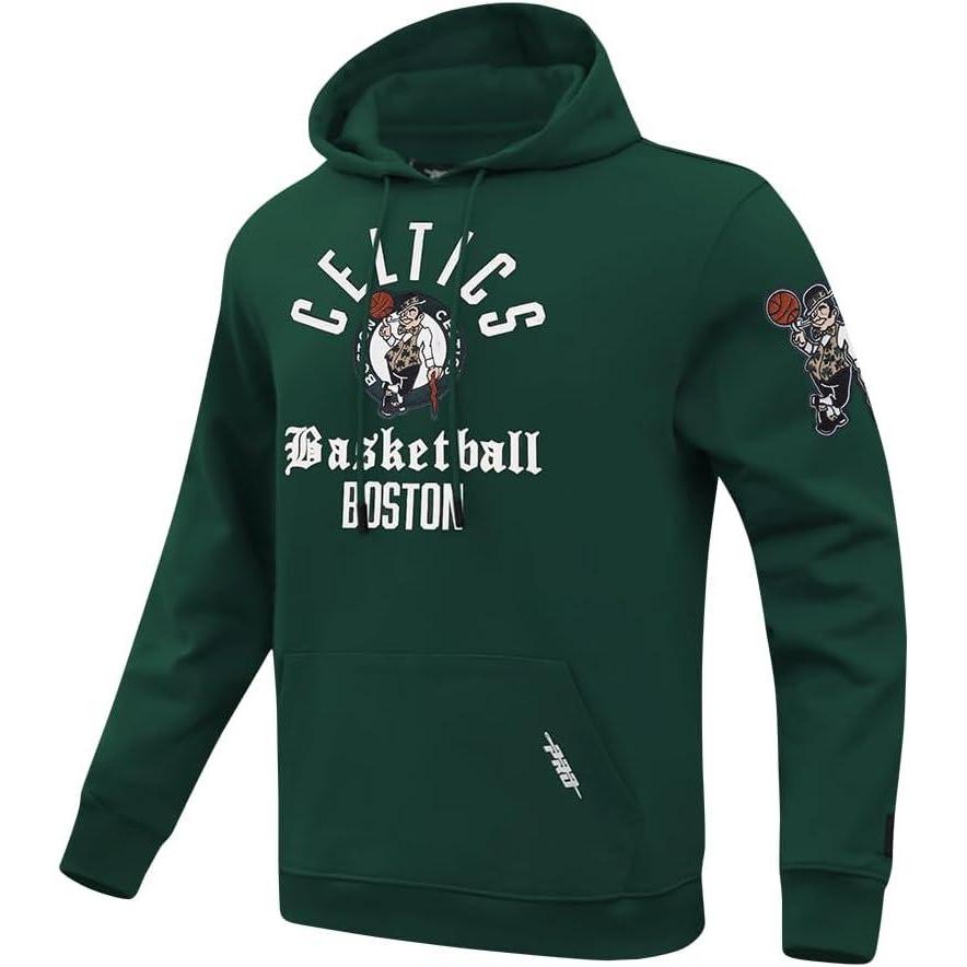 image:imagePro Standard NBA mens Mens Nba Modern Originals Brushed Back French Terry Pull Over HoodieForest Green
