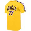 Pro Standard NBA Mens Mens NBA Los Angeles Lakers Classic Player Cotton Taping Tee(Yellow/Purple)