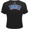 Pro Standard NBA Womens Womens NBA Oklahoma City Thunder Classic Player Cotton Short Sleeve Slim Tee(Black)