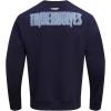 Pro Standard NBA mens Mens Nba Varsity Blues Brushed Back French Terry Crewneck Sweatshirt(Midnight Navy)