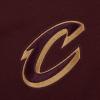 Pro Standard NBA womens Womens Nba Cleveland Cavaliers Classic Player Brushed Back French Terry Crewneck Sweatshirt(Wine)