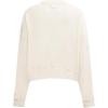 Pro Standard NBA womens Womens Nba Oklahoma City Thunder Neutrals Player Brushed Back French Terry Crewneck Sweatshirt(Eggshell)