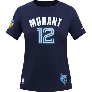 Pro Standard NBA Womens Womens NBA Memphis Grizzlies Classic Player Cotton Short Sleeve Slim Tee(Team Color)