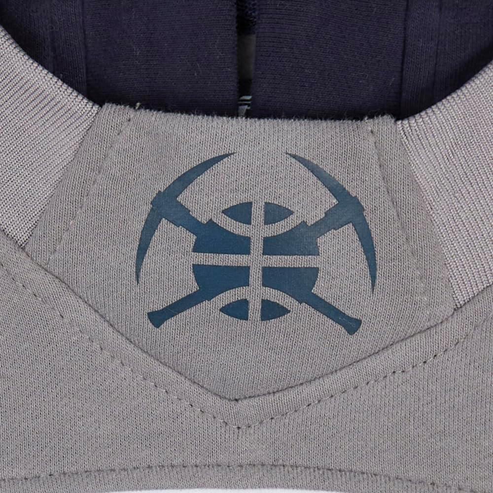 image:imagePRO STANDARD Mens NBA Denver Nuggets Colorblock Hoodie Cotton Double Knit Pull Over HoodieMidnight NavyGreyWhite
