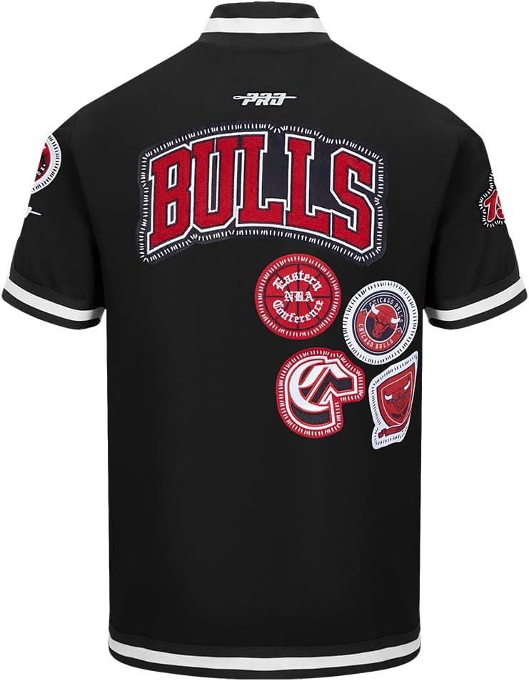 image:imagePro Standard NBA Mens Mens NBA DIY Pick Stitch Cotton Double Knit Button DownBlack