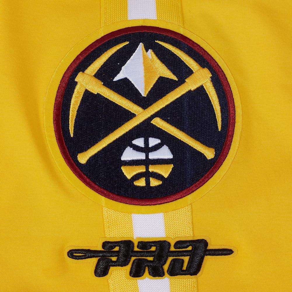 image:imagePro Standard NBA Mens Mens NBA Denver Nuggets Classic Player Cotton Taping TeeYellow