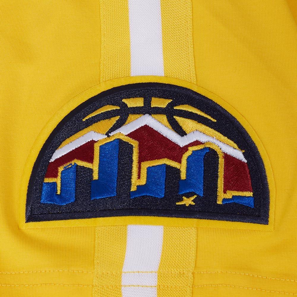 image:imagePro Standard NBA Mens Mens NBA Denver Nuggets Classic Player Cotton Taping TeeYellow