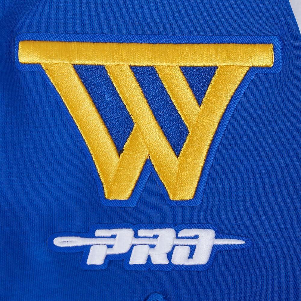 image:imagePro Standard NBA Mens Mens NBA Golden State Warriors Classic Player Cotton Double Knit Button DownRoyal Blue