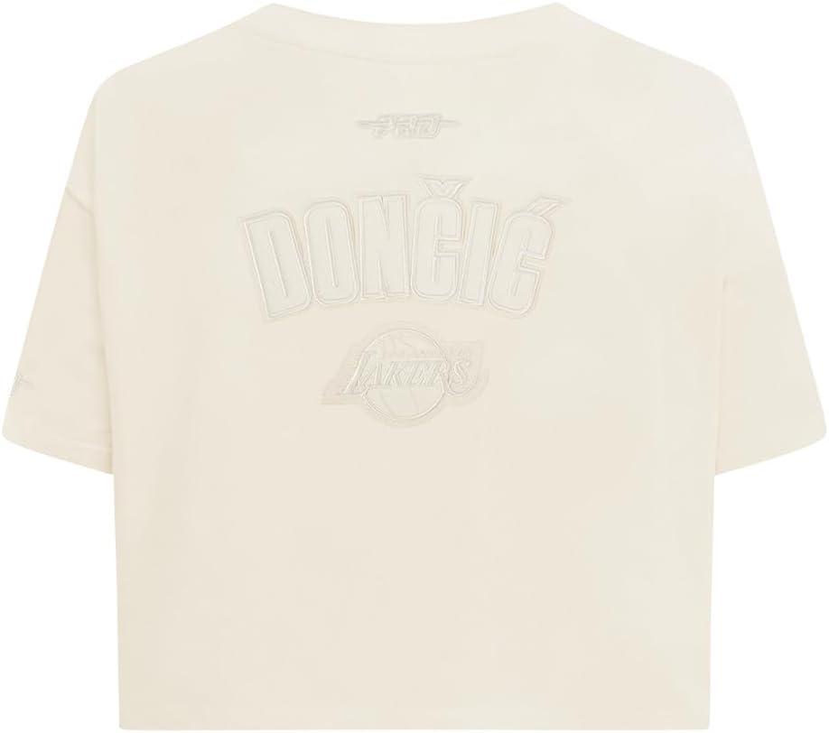 image:imagePro Standard NBA Womens Womens NBA Los Angeles Lakers Neutrals Player Short Sleeve Boxy TeeEggshell