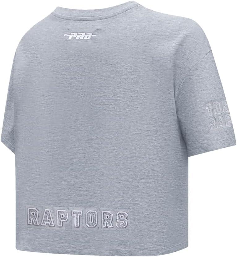 image:imagePro Standard NBA Womens Womens NBA Reverse French Terry Cotton Short Sleeve Boxy TeeDark Heather Gray