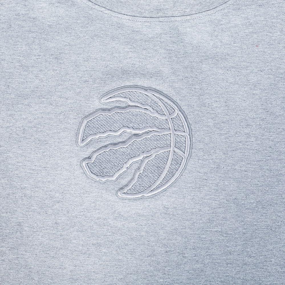 image:imagePro Standard NBA Womens Womens NBA Reverse French Terry Cotton Short Sleeve Boxy TeeDark Heather Gray