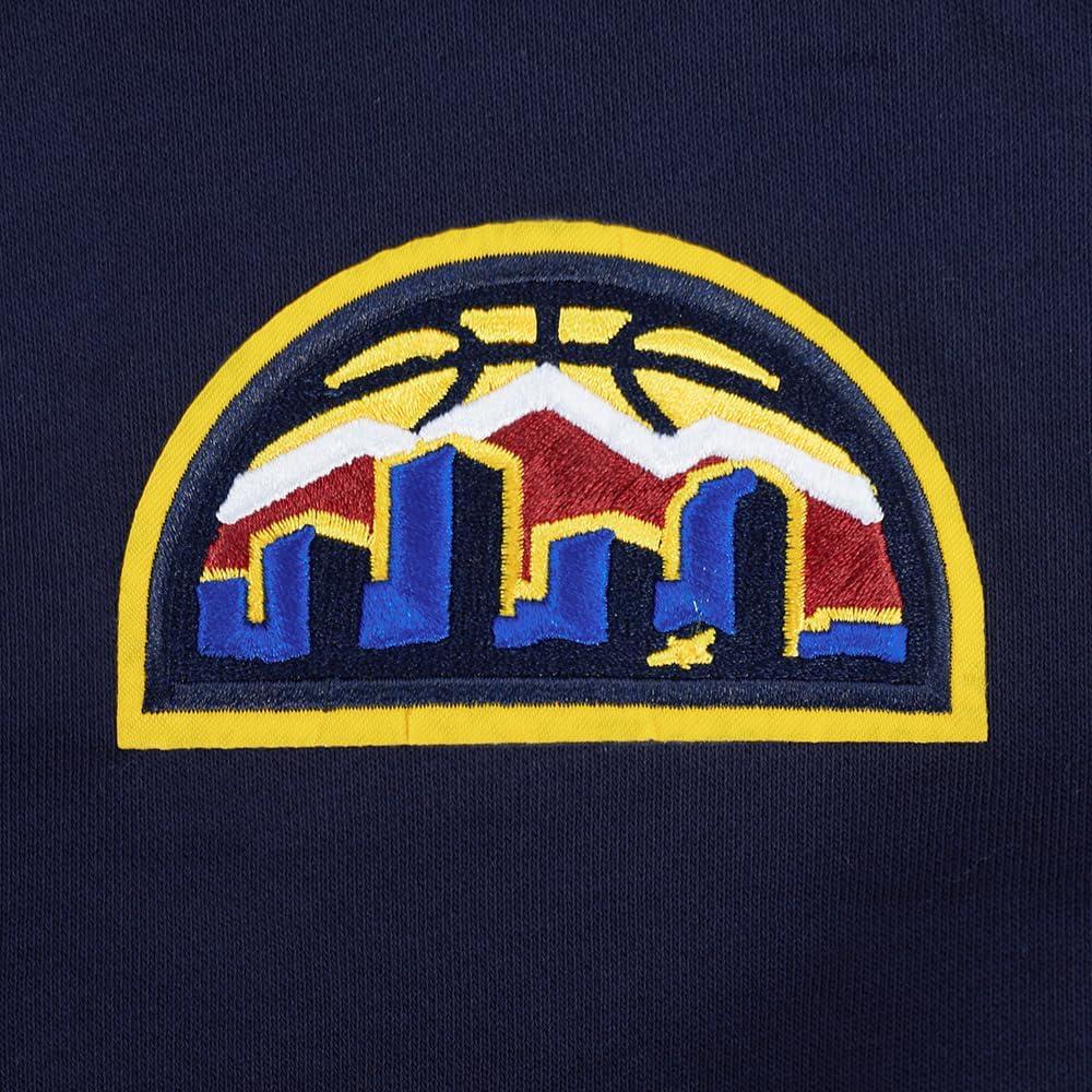 image:imagePro Standard NBA womens Womens Nba Denver Nuggets Classic Player Brushed Back French Terry Crewneck SweatshirtMidnight Navy