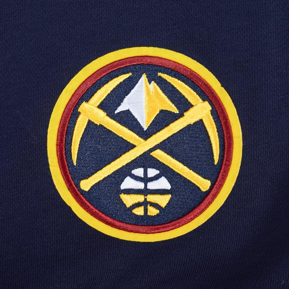 image:imagePro Standard NBA womens Womens Nba Denver Nuggets Classic Player Brushed Back French Terry Crewneck SweatshirtMidnight Navy