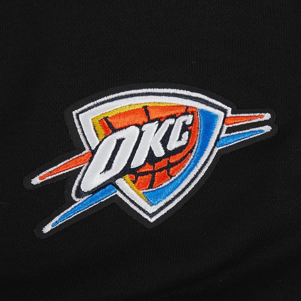 image:imagePro Standard NBA womens Womens Nba Oklahoma City Thunder Classic Player Brushed Back French Terry Crewneck SweatshirtBlack