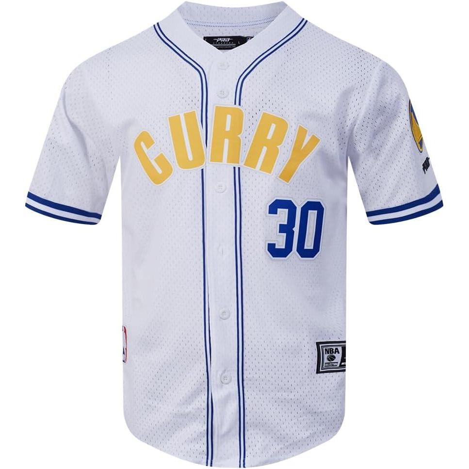image:imagePro Standard NBA Mens Mens NBA Golden State Warriors Classic Player Mesh Down TopWhite