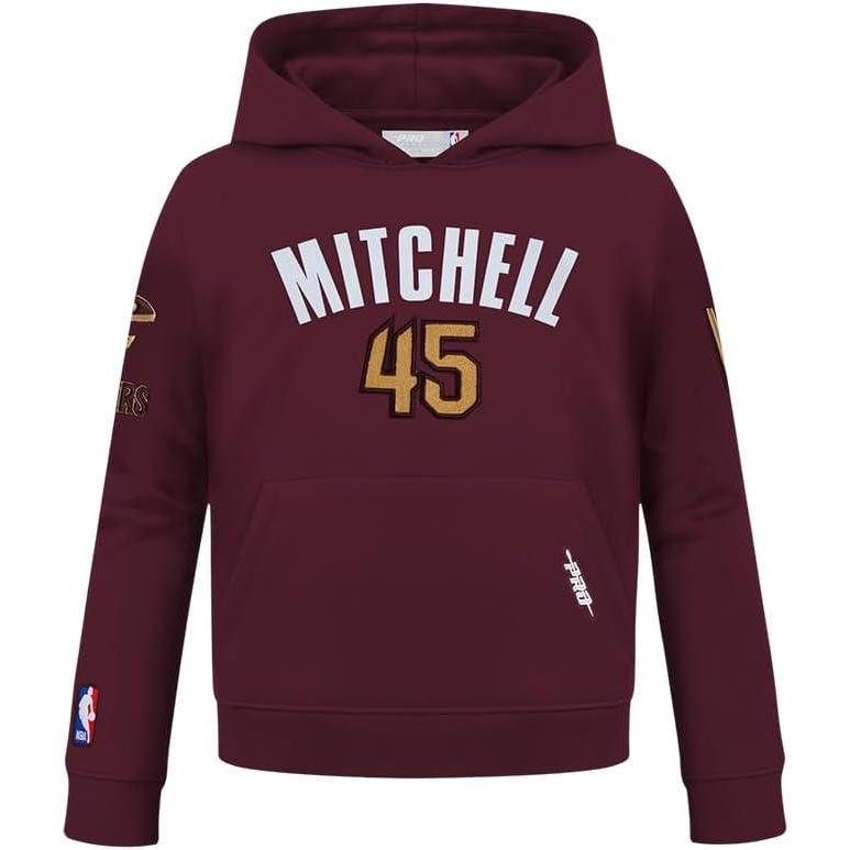 image:imagePro Standard NBA boys Big Boys Nba Cleveland Cavaliers Classic Player Fleece Pull Over HoodieWine