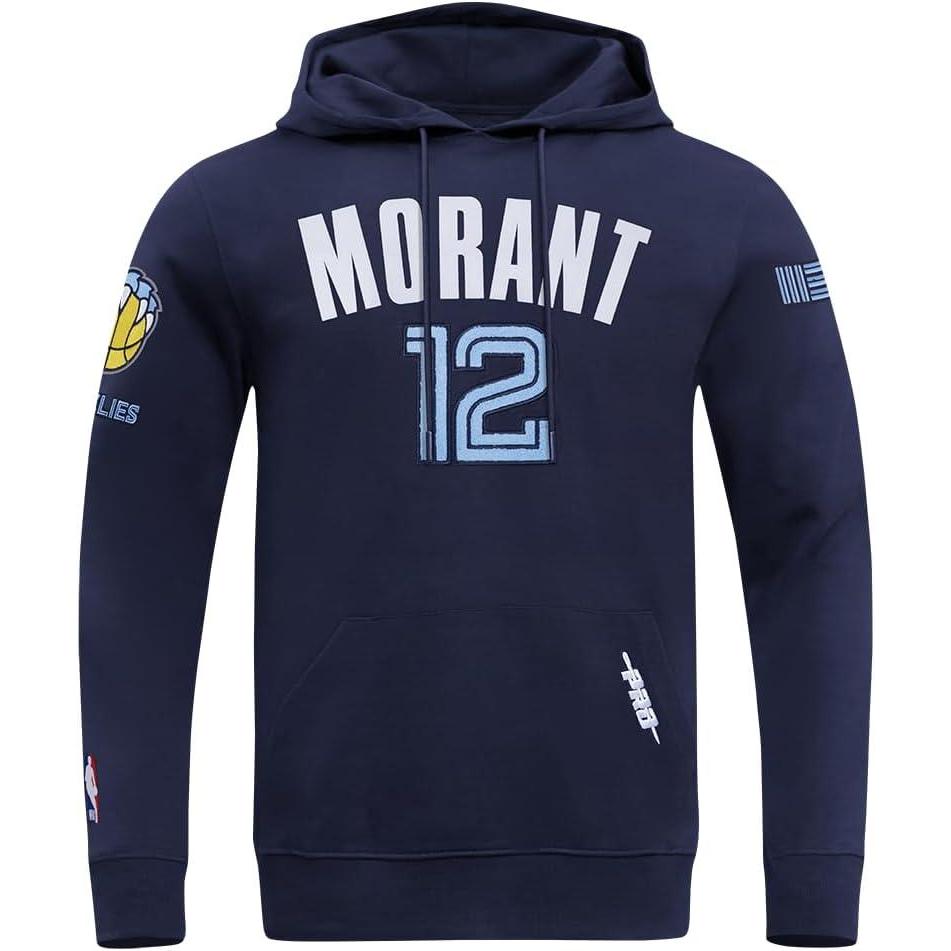 image:imagePro Standard NBA mens Mens Nba Memphis Grizzlies Classic Player Cotton Double Knit Pull Over HoodieTeam Color