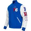 Pro Standard Mens NBA Classic Varsity Jacket(Royal Blue/White)