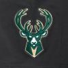 Pro Standard NBA Womens Womens NBA Milwaukee Bucks Classic Player Cotton Short Sleeve Boxy Tee(Black)