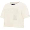 Pro Standard NBA Womens Womens NBA New York Knicks Neutrals Player Short Sleeve Boxy Tee(Eggshell)