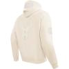 Pro Standard NBA mens Mens Nba Milwaukee Bucks Neutrals Player Fleece Pull Over Hoodie(Eggshell)