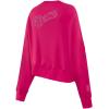 Pro Standard NBA womens Womens Nba Classic Triple Pink Brushed Back French Terry Crewneck Sweatshirt(Beetroot Purple)