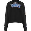 Pro Standard NBA womens Womens Nba Oklahoma City Thunder Classic Player Brushed Back French Terry Crewneck Sweatshirt(Black)