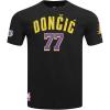 NBA LOS ANGELES LAKERS LUKA DONCIC #77 CLASSIC PNN MEN’S SJ TEE 2.0(Black)
