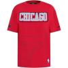 Pro Standard NBA Womens Womens NBA Sheer Influence Boyfriend Fit Tee(Red)