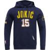 Pro Standard NBA mens Mens Nba Denver Nuggets Classic Player Cotton Double Knit Pull Over Hoodie(Team Color)