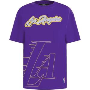 Pro Standard NBA Womens Womens NBA Sheer Influence Boyfriend Fit Tee(Purple)