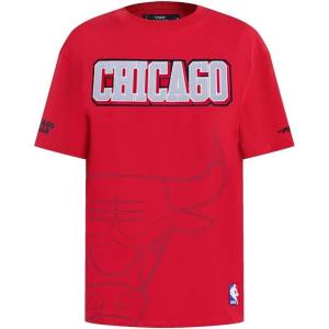 Pro Standard NBA Womens Womens NBA Sheer Influence Boyfriend Fit Tee(Red)