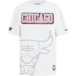 Pro Standard NBA Womens Womens NBA Sheer Influence Boyfriend Fit Tee(White)