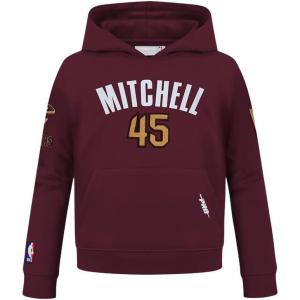 Pro Standard NBA boys Big Boys Nba Cleveland Cavaliers Classic Player Fleece Pull Over Hoodie(Wine)