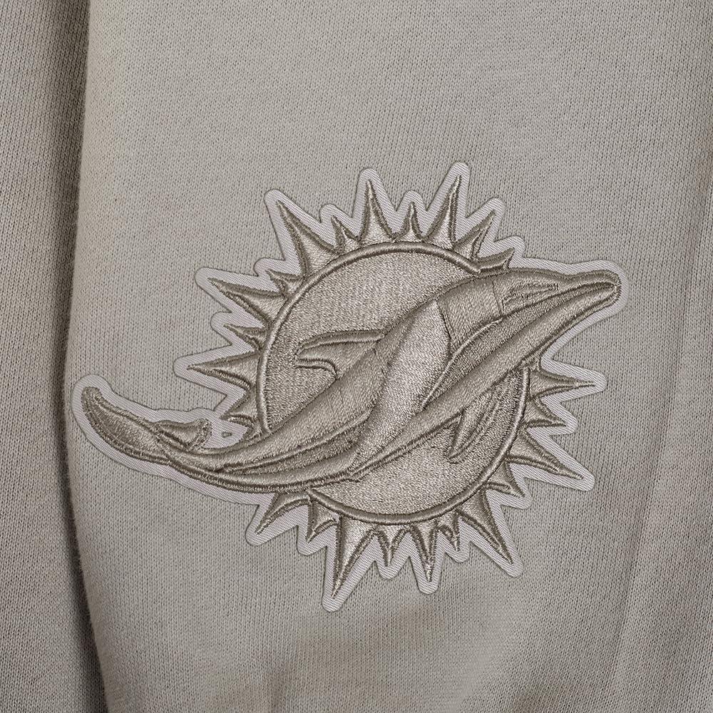 image:imageMIAMI DOLPHINS NFL WINGSPAN MENS DROP SHOULDER HOODIE TAUPE BY PRO STANDARDTaupe