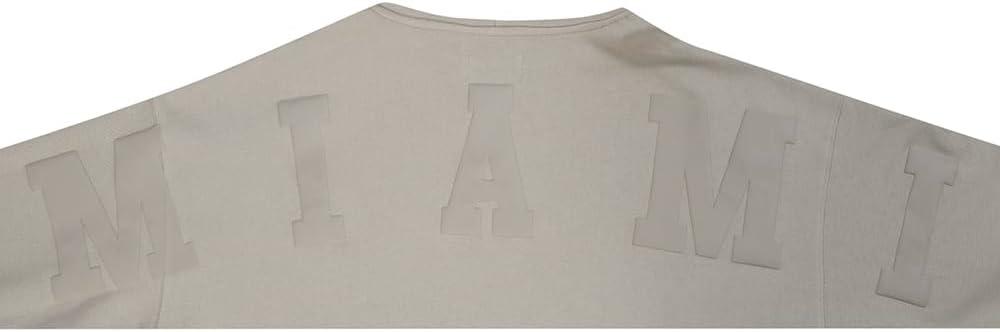 image:imageMIAMI DOLPHINS NFL WINGSPAN MENS DROP SHOULDER HOODIE TAUPE BY PRO STANDARDTaupe