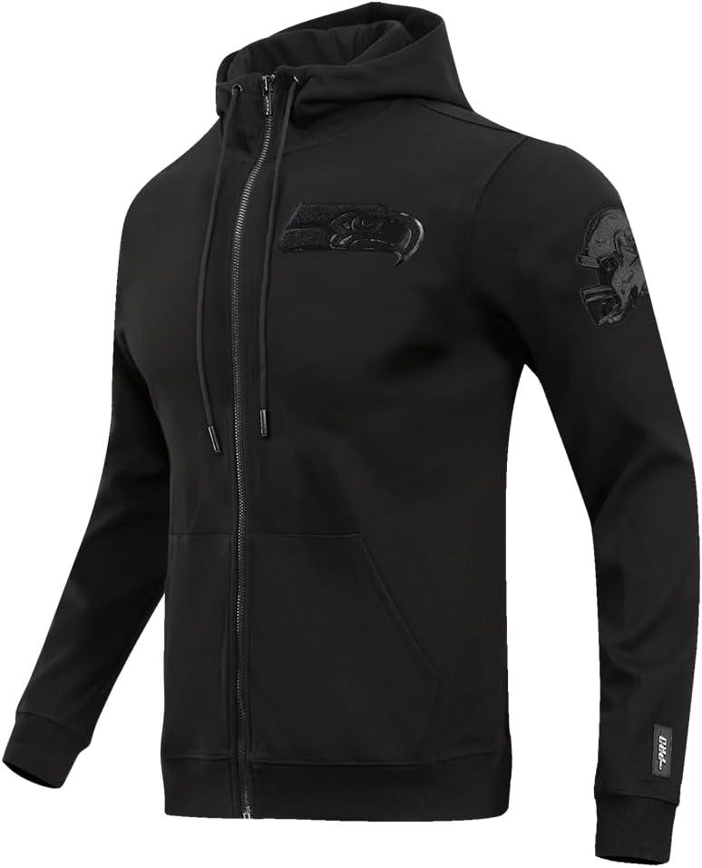 image:imagePro Standard Mens NFL Seattle Seahawks Classic 3Bk Full Zip Hoodie