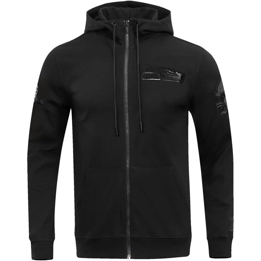image:imageSeahawks DK FZ Hoodie in Triple Black by Pro StandardTriple Black