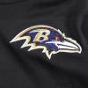 Classic Toddler Girls Ravens Fleece Full Zip Hoodie(Black)