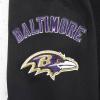 Classic Toddler Girls Ravens Fleece Full Zip Hoodie(Black)