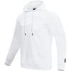 Mens NFL White Out Cotton Double Knit Pull Over Hoodie(White)
