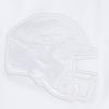 Mens NFL White Out Cotton Double Knit Pull Over Hoodie(White)