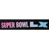 Pro Standard Mens NFL Super Bowl 60 Fleece Pull Over Hoodie(Black)