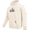 Pro Standard Mens NFL Super Bowl 60 Fleece Pull Over Hoodie(Eggshell)