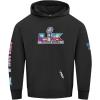 Pro Standard Mens NFL Super Bowl 60 Fleece Pull Over Hoodie(Black)