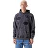 Pro Standard Mens NFL Washed Vanguard Pull Over Hoodie Washed(Washed Black)