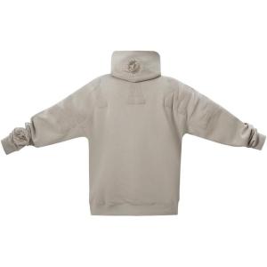 MIAMI DOLPHINS NFL WINGSPAN MEN’S DROP SHOULDER HOODIE (TAUPE) BY PRO STANDARD(Taupe)