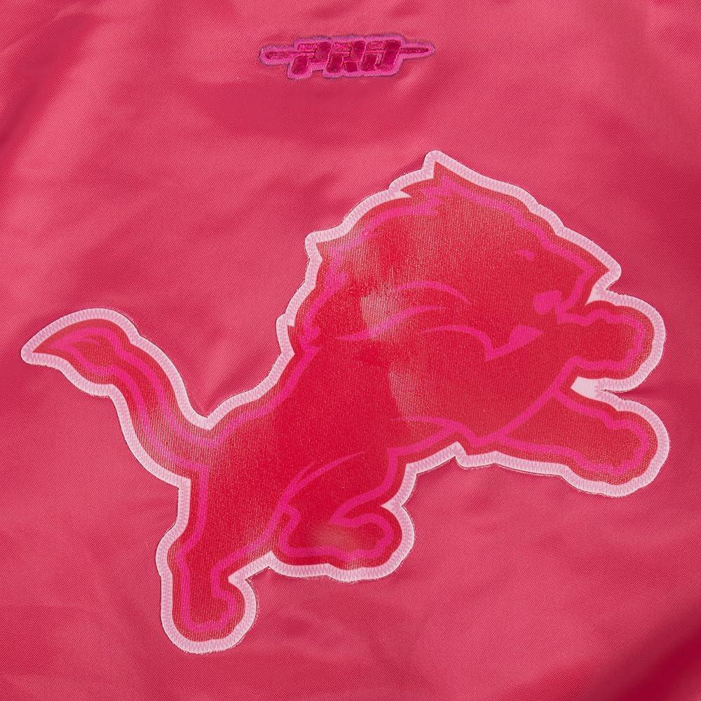 image:imageDetroit Lions Triple Pink Toddler Girls Satin Coat by Pro StandardBeetroot Purple
