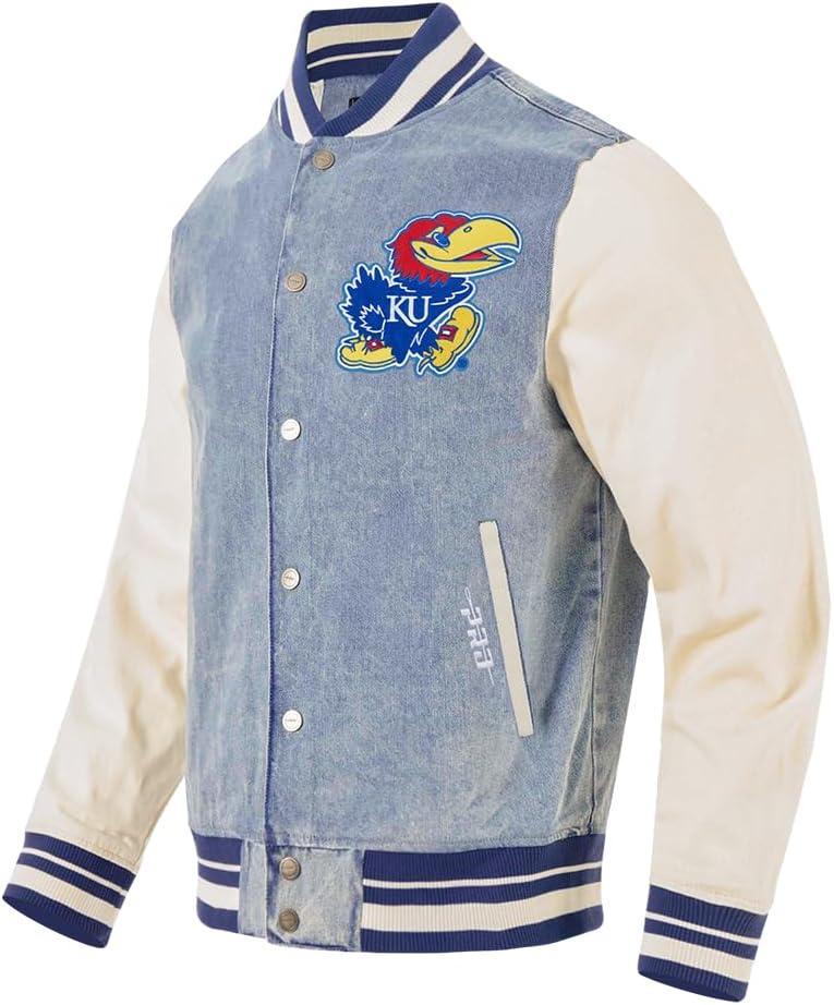 image:imagePro Standard NCAA mens Mens College Varsity Blues Denim Denim JacketBlue